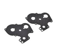 Rc-Specific Parts For Tamiya For Blackfoot For Monster For Beetle Frog Brat Chassis Carbon Fibre Gearbox Side Plates RC Repair Modify Upgrade Parts