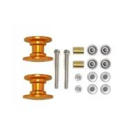 Rc-Specific Parts For Tamiya For Mini 4WD 2Pcs 12-13mm Aluminum Double Guide Roller 95423 Lightweight Spare RC Car Model Accessories(Yellow)