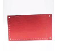 Rc-Specific Parts For Tamiya For Mini 4WD Aluminum Setting Board 94823 Shunting Board Inspection Plate Tool For Racing Car Model Accessories(Red)