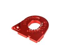 Rc-Specific Parts For Trx4 For Defender 1/10 Motor Mount Base Aluminum Alloy Bracket RC Crawler Car Upgrade Parts Accessories Replace(Red)