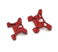 Rc-Specific Parts For Wltoys 144016 144018 1/14 1/12 Metal Front Rear Shock Tower Plate RC Car Upgrade Parts Repair Modified Replacement(Red)