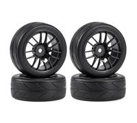 Rc-Specific Parts For WLtoys For Tamiya For 144001 For Sakura D3 D4 For TT02 1/10 1/12 1/14 4pc 64mm 1.9 Inch Rubber Wheels Tires 12mm Hex RC Parts