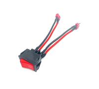 RC Speed Controllers For 30A 12V 24V 550 775 Brushed Motor Battery Main Switch Large Current On-off With XT60/T Plug 14AWG Wire RC Tug Bait Boat Repair Upgrade(With T Plug)