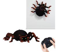 Rc Spider - Remote Control Interactive Realistic,Kids Spider Figure Robot with LED Eyes | for Boys Girls Children Adults Indoor Outdoor Home Living Room Bedroom