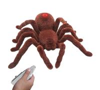 RC Spider - Remote Control Tarantula, Wireless Prank Spider Toy | Realistic Crawling Halloween Decoration, Scary April Fools Prop with Shiny Eyes and 8 Legs, Vivid Moving Simulation Toy for Kids Adult