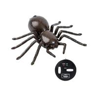 RC Spider Stuffing Toy - Electric Tarantula Simulation | Fast Moving Electronic Fake Spider with Bright Eyes for Boys Girls Funny Scary Jokes Team