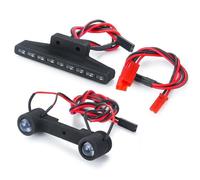 RC Spot Light Compatible With Mini For E-RVEO #71076-3 1/16 RC Car For Buggy Parts Lights Front & Rear Taillight Spotlight Lamp Bar