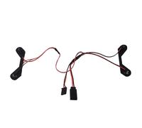 RC Spot Light For Arrma For Granite For Grom Mega 380 Brushed 4x4 Monster 1/18 5v Front Rear Lighting System Lamp Fog Lights Truck Upgrade Parts
