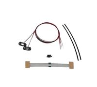 RC Spot Light For Tamiya For Scania 770s For Actros 3363 For Volvo For Man Lesu 1/14 3v Side Clearance Lamps Danger Light Rc Truck Trailer Parts(White)