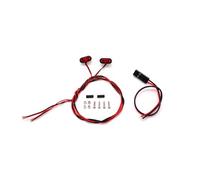 RC Spot Light For Tamiya For TRX4 For Defender For Bronco For SCX10 1/14 8x8mm 11x5mm Plastic Material Warning Profile Light RC Tipper Cars(Red 1)