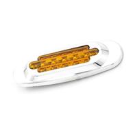 Rc Spotlight Strip For 6pcs 12V 24V Side Marker Waterproof Clearance Light Warning Lamp Trailer Lorry For Caravan Bus Van Boat Trucks(Yellow)