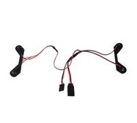 Rc Spotlight Strip For Arrma For Granite For Grom Mega 380 Brushed 4X4 1/18 5V Front Rear Lighting System Lamp Fog Lights Monster Truck Upgrade Part