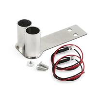 Rc Spotlight Strip For Redcat For HPI For HSP For Tamiya For TT01 For Sakura D4 D5 For Kyosho 1/10 Metal Exhaust Pipe Tail Throat With Light RC For Racing Drift Car(C)