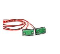 Rc Spotlight Strip For Traxxas For TRX-4 For SCX10 1:10 Turn Signal Side Indicator Lights Remote Control Car Upgrade Modification Parts(Green)