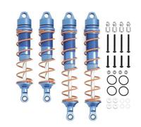 RC Spring Damper For Arrma 6S 1/7 For Kraton For Notorious For Outcast 1/8 4pcs 110mm 135mm Metal Oil Shock Absorber Damper RC Car Upgrade Parts Replacement Use(Blue)