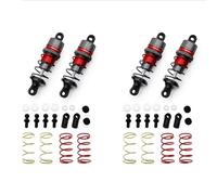RC Spring Damper For AS96-2X 1/10 1 Pair Of Metal Hydraulic Shock Absorbers RC Remote Control Car Flat Running Drift Car 67Mm Red