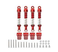 RC Spring Damper For MN D90 For MN-90 For MN99S For WPL C14 C24 4Pcs Metal Shock Absorber Damper With Extender For Seat Mount RC Car Parts Accessories Replacement