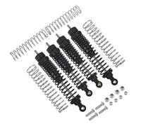 RC Spring Damper For Tamiya CW-01 For Unimog 406 Lunch Box Midnight Pumpkin Aluminum Alloy Oil Shocks Dampers Upgrade Parts For Chassis(Black)