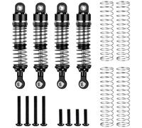 RC Spring Damper For Traxxas For Trx-4m For Mustang For Defender 1/18 52mm 4pcs Aluminum Alloy Threaded Long-Distance Shock Absorber Rc Car Parts