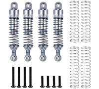 RC Spring Damper For Traxxas For Trx-4m For Mustang For Defender 1/18 52mm 4pcs Aluminum Alloy Threaded Long-Distance Shock Absorber Rc Car Parts
