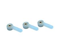 RC Steering Arm Set For Aircraft And Boat Rudder Control 3PCS Metal Servo Arms With 2.6mm 3.1mm 4.1mm Mounting Holes And M3 Set Screws(4.1)
