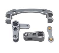 RC Steering Bellcrank, Aluminium Alloy Steering Servo Saver Bell Crank for 1/8 Mojave 4X4 4S RC Car (Ti)