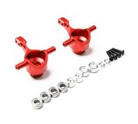 RC Steering Cup For Tamiya For TT-02 Aluminum Front Knuckle Arms Hub Carrier Set Rc Car Tracked Vehicles Parts And Accessories Upgrades And Replacements Use(Red)