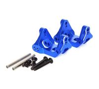 RC Steering Cup Models For Arrma For Gorgon 4x2 1/10 Metal Upgrade Steering Block Hub Carrier Suspension Arm RC Car Monster Truck Parts(Blue,Caster Block)