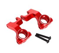 RC Steering Cup Models For Arrma For Gorgon 4X2 2WD 1/10 Aluminum Alloy Front Steering Cup Set Monster Truck RC Car Accessories Upgrade Parts(Red)