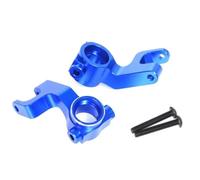 RC Steering Cup Models For Arrma For Gorgon 4X2 2WD 1/10 Aluminum Alloy Front Steering Cup Set Monster Truck RC Car Accessories Upgrade Parts(Blue)