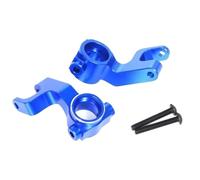 RC Steering Cup Models For Arrma For Gorgon 4X2 2WD 1/10 Aluminum Alloy Front Steering Cup Steering Knuckle Set Monster Truck RC Car Upgrade Parts(Blue)
