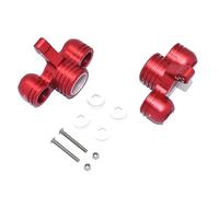 RC Steering Cup Models For Arrma For Kraton For Outcast EXB 8S GPM 1/5 Metal Front Steering Cup ARA330558 RC Car Monster Truck Upgrade Parts(Red)
