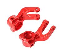 RC Steering Cup Models For Arrma Fury Mega 1/10 Aluminum Front Steering Knuckle RC Crawler For Racing Car Upgrade Accessories Replace Modify Parts(Red)