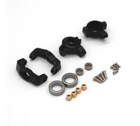 RC Steering Cup Models For FMS For Fire For Horse For Eazyrc For Thunder 1/18 Metal C For Seat Steering Cup RC Remote Control Car Parts Accessories Replacement(Black)