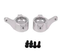 RC Steering Cup Models For Hobbico Dromida BX MT SC4.18 Revel 24540 Scorch 1/18 Steering Knuckle Set (L/R) Short Course Truck For Buggy Parts(Silver)