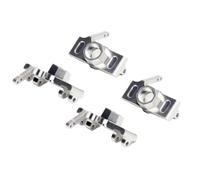 RC Steering Cup Models For HPI For Savage For Flux HP 2350 XL X 4.6 5.9 21 25 SS 4.1 3.5 1/8 Aluminum Front Rear Knuckle Arm C-HUB RC Car Accessories(Silver,4pcs)
