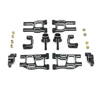 RC Steering Cup Models For LC For Racing PTG-2 PTG-2R 1/10 Metal Upgrade For Swing Arm Steering Cup Rear Wheel C For Seat RC Model Car Crawler For Buggy Parts(Black)