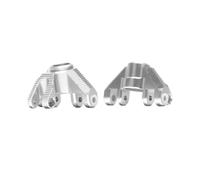 RC Steering Cup Models For Losi For LMT 1/8 1set Aluminum Front Knuckle Arm RC Car Crawler Solid Axle Upgrade Accessories Replace Modify Parts(Silver)
