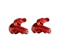 RC Steering Cup Models For Losi For LMT 1/8 Aluminum Front Knuckle Arm Spindle Set RC Car Solid Axle Monster Truck Upgrade Accessories Replace Parts(Red)