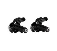 RC Steering Cup Models For Losi For LMT 1/8 Aluminum Front Knuckle Arm Spindle Set RC Car Solid Axle Monster Truck Upgrade Accessories Replace Parts(Black)