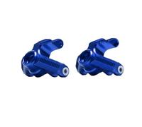 RC Steering Cup Models For Losi For LMT 1/8 Aluminum Front Knuckle Arm Spindle Set RC Car Solid Axle Monster Truck Upgrade Accessories Replace Parts(Blue)