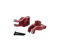 RC Steering Cup Models For MJX 10208 1/10 Metal Rear Wheel Cup Steering Knuckle Steering Cup Monster RC Car Upgraded Accessories Replace Parts(Red)