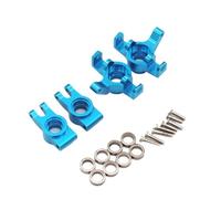 RC Steering Cup Models For MJX 14301 14302 14303 1/14 Metal Steering Knuckle Steering Cup Rear Wheel For Seat RC Car Upgrade Accessories Parts(Blue)