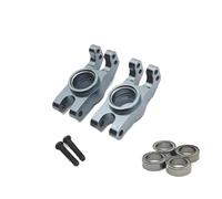 RC Steering Cup Models For MJX 16207 16208 16209 16210 H6V3 M162 M163 1/16 Metal Steering Cup Steering Knuckle RC Car Upgraded Parts(Gray)