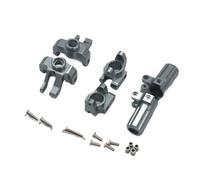 RC Steering Cup Models For MN128 MN86S G500 Aluminum Steering Knuckle C For Seat Rear Wheel For Seat Three Piece Kit RC Car Accessories Parts(Gray)