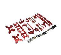 RC Steering Cup Models For Relalo AM-X12 1/12 14015 14005E 1/14 Metal For Swing Arm Steering Cup 8-piece Set RC Upgrade Accessories Parts(Red)
