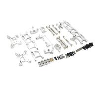 RC Steering Cup Models For Relalo AM-X12 1/12 14015 14005E 1/14 Metal For Swing Arm Steering Cup 8-piece Set RC Upgrade Accessories Parts(Silver)