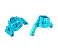 RC Steering Cup Models For Tamiya For TT-02B 1/10 Metal Front Rear Steering Knuckles Carrier Steering Hub Carriers Upgrade RC Drift Car Parts Replacement(Blue,Rear)