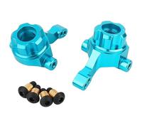 RC Steering Cup Models For Tamiya For TT02B 1/10 Metal Front Rear Steering Carrier Hub Carriers Remote Control Drift Car Upgrade Parts(Blue,Rear)