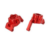 RC Steering Cup Models For Tamiya For TT02B 1/10 Metal Front Rear Steering Carrier Hub Carriers Remote Control Drift Car Upgrade Parts(Red,Rear)